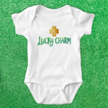 Lucky Charm St. Patrick's Baby Bodysuit