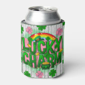 Lucky Charm St. Patrick's Day Design Blikjeskoeler (Blikje Voorkant)