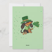 Lucky Charm St. Patrick's Day Feestdagenkaart (Achterkant)