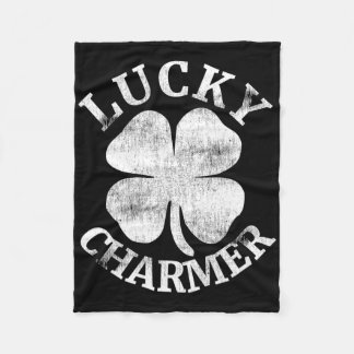Lucky Charm St. Patrick's Day Grappig Cadeau Fleece Deken