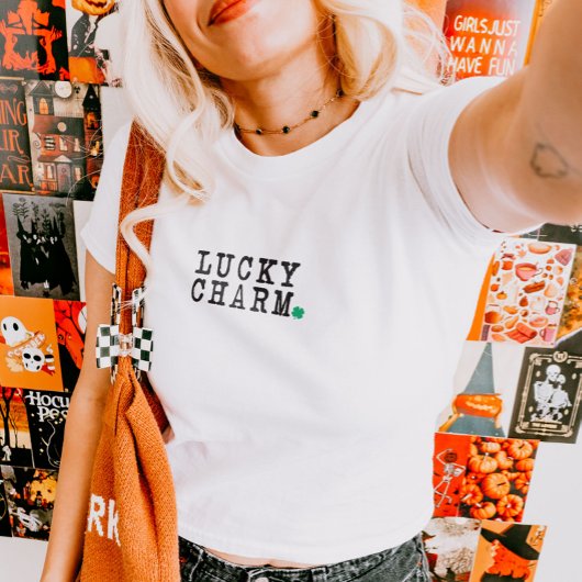 Lucky Charm St Patricks Day Lucky Clover T-shirt