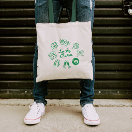 Lucky Charm St Patricks Day Lucky Clover Tote Bag