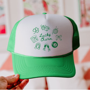 Lucky Charm St Patricks Day Lucky Clover Trucker Pet