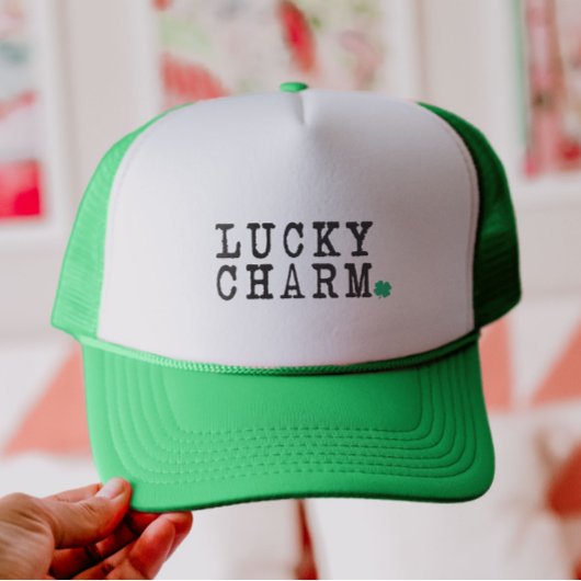Lucky Charm St Patricks Day Lucky Clover Trucker Pet