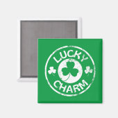 Lucky Charm St Patrick's Day Magneet (Voorkant / Achterkant)