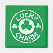 Lucky Charm St Patrick's Day Magneet (Voorkant)