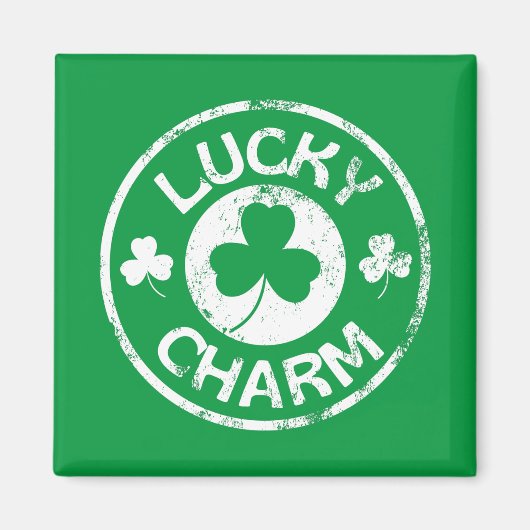 Lucky Charm St Patrick's Day Magneet (Voorkant)