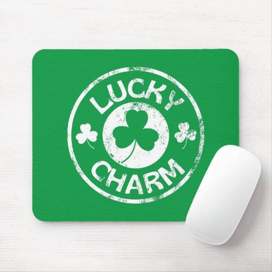 Lucky Charm St Patrick's Day Muismat (Met muis)