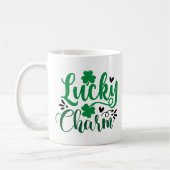 Lucky Charm St Patricks Day Persoonlijk Koffiemok (Links)