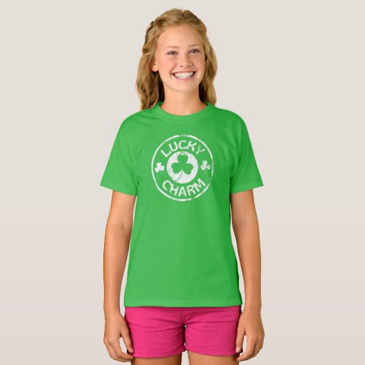 Lucky Charm St Patrick's Day T-Shirt (Voorkant volledig)