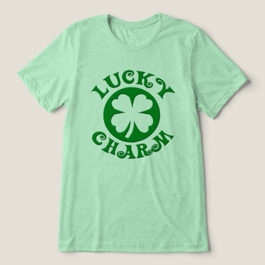 Lucky Charm St. Patrick's Day T-Shirt (Design voorkant)