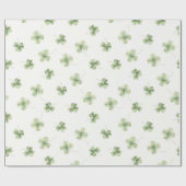 Lucky Charm St Patricks Lucky Little Shamrock baby Cadeaupapier (Vlak)