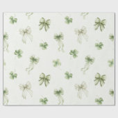 Lucky Charm St Patricks Lucky Little Shamrock baby Cadeaupapier (Vlak)