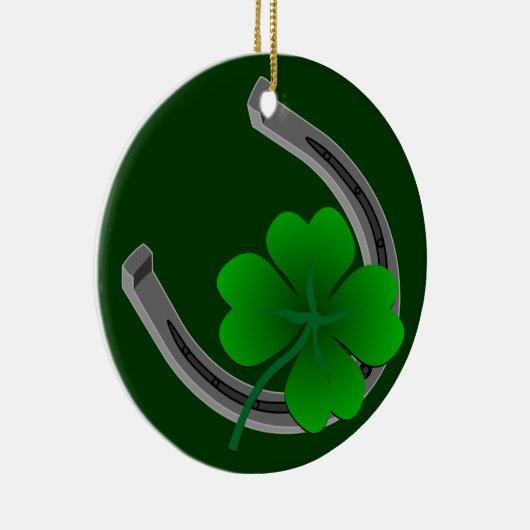 Lucky Charm St Patricks Ornament Custom Decoration (Rechts)