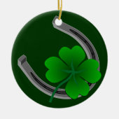 Lucky Charm St Patricks Ornament Custom Decoration (Voorkant)