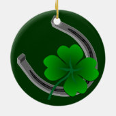 Lucky Charm St Patricks Ornament Custom Decoration (Achterkant)