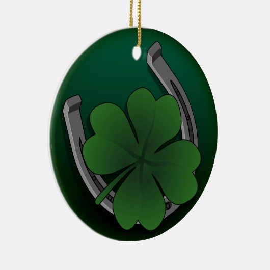 Lucky Charm St Patricks Ornament Custom Decoration (Rechts)