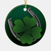 Lucky Charm St Patricks Ornament Custom Decoration (Voorkant)