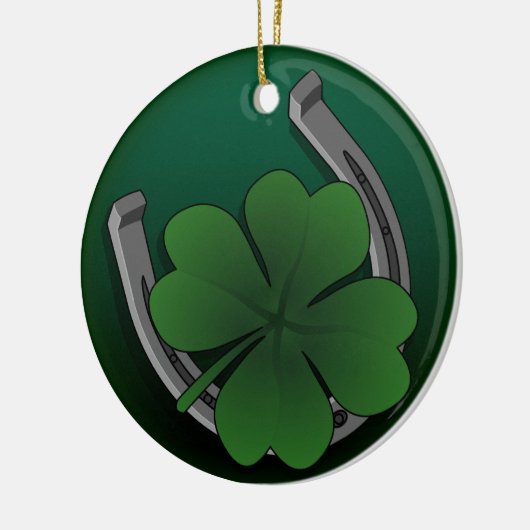 Lucky Charm St Patricks Ornament Custom Decoration (Links)