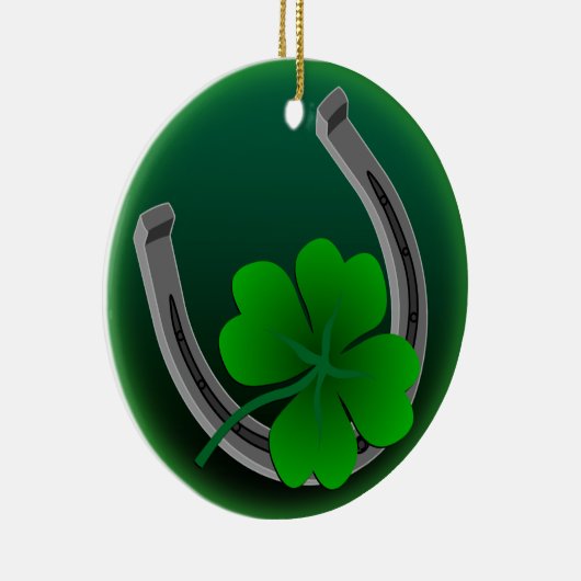 Lucky Charm St Patricks Ornament Custom Decoration (Rechts)