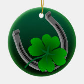Lucky Charm St Patricks Ornament Custom Decoration (Voorkant)