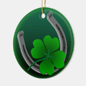 Lucky Charm St Patricks Ornament Custom Decoration (Links)