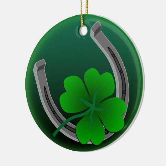 Lucky Charm St Patricks Ornament Custom Decoration (Links)