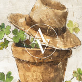 Lucky Charm Stilleven Four Leaf Clover & Shamrock Poster