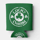 Lucky Charm Vintage St Patrick's Day Blikjeskoeler (Achterkant)