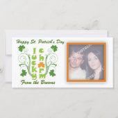 Lucky charme clover shamrock swirls (Voorkant)