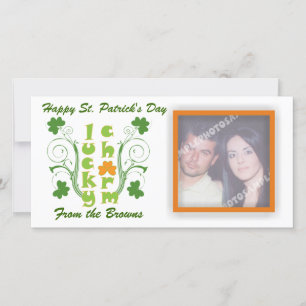 Lucky charme clover shamrock swirls