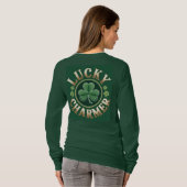 Lucky Charmer Basic Long Sleeve T-Shirt (Achterkant volledig)