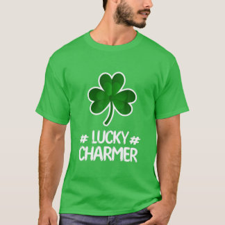 LUCKY CHARMER Funny St. Patrick's Day Boys Kinder T-shirt