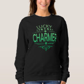 Lucky Charmer Funny St. Patrick's Day Shirt Boy Ki (Voorkant)