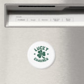 Lucky Charmer Shamrock Funny St. Patrick's Day Magneet (Insitu (Vaatwasser))