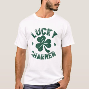 Lucky Charmer Shamrock Funny St. Patrick's Day T-shirt