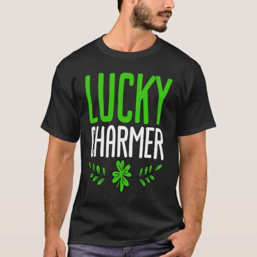 LUCKY CHARMER  St Patrick's Day  Boys Kids Girl  2 T-shirt (Voorkant)