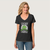 Lucky Charmer Team St Patricks Day Irish Ireland G T-shirt (Voorkant volledig)