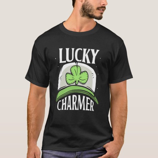 Lucky Charmer Team St Patricks Day Irish Ireland G T-shirt (Voorkant)