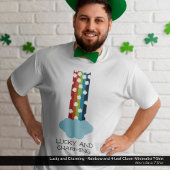 Lucky & Charming Rainbow 4-Leaf Clover Minimalist T-shirt