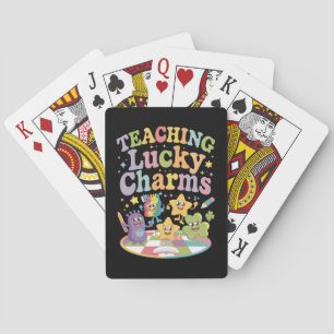 Lucky Charms onderwijzen aan leraar St. Patrick's  Pokerkaarten