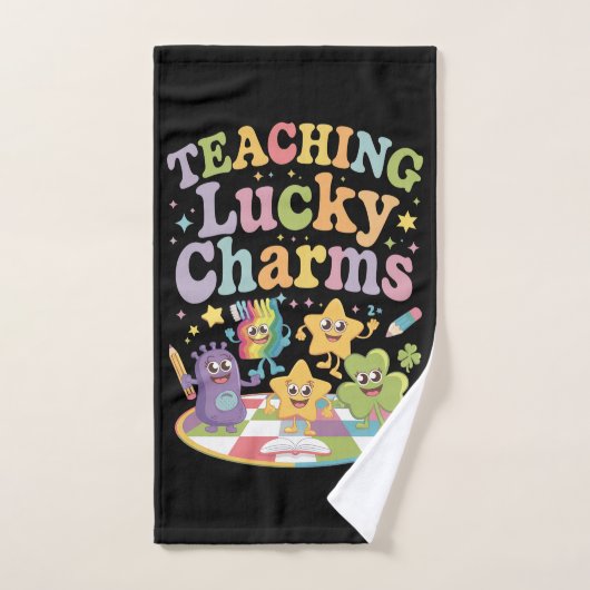 Lucky Charms onderwijzen Docent St. Patrick's Day Handdoek (Handdoek)