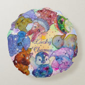 Lucky Charms Rond Kussen (Achterkant)