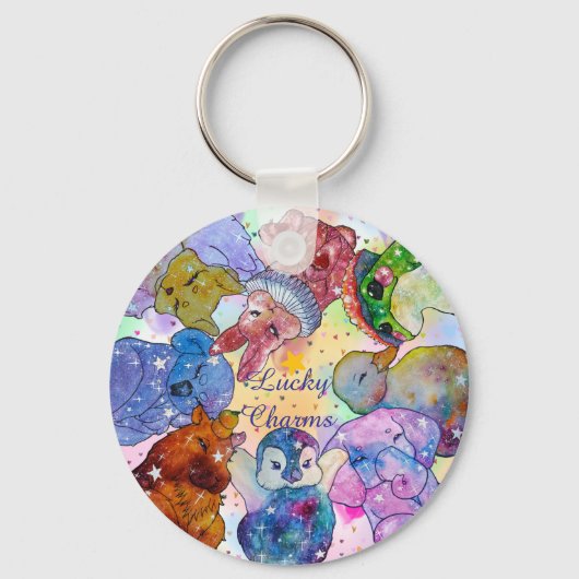 Lucky Charms Sleutelhanger (Voorkant)