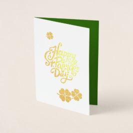 Lucky Charms St. Patrick's Day Luxury Folie Kaarten