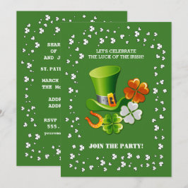 Lucky Charms St. Patrick's Day Party Kaart