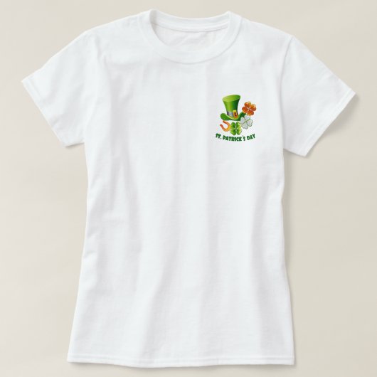 Lucky Charms. St. Patrick's Day T-shirt (Design voorkant)
