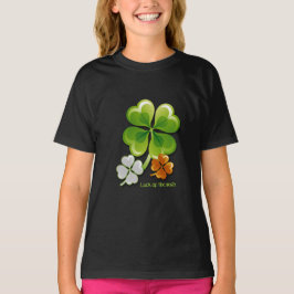 Lucky Charms. Tricolor Shamrocks St. Patrick's Day T-shirt