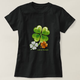 Lucky Charms. Tricolor Shamrocks St. Patrick's Day T-shirt