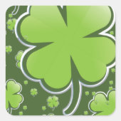 Lucky Charms Vierkante Sticker (Voorkant)